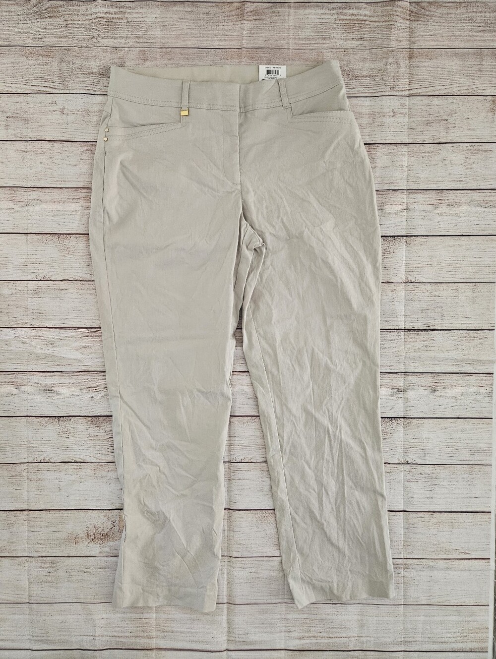JM Collection Tummy Control Straight Leg